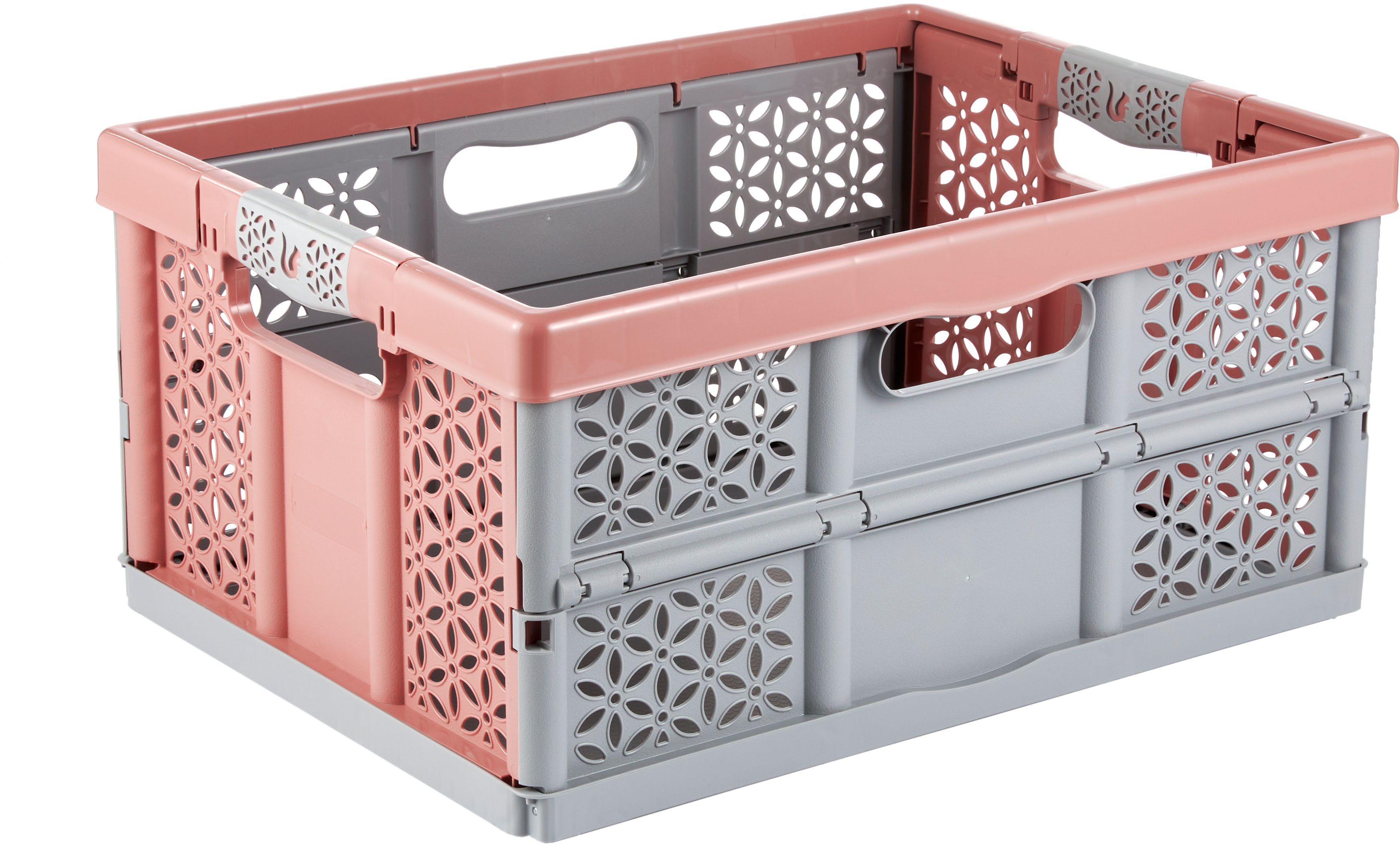 keeeper Klappbox Profi-Klappbox lea mit Softgriffen (Set 2 St) 32 l, 48,5x35x23,5 cm, 32 l, Soft-Touch-Griffe, zusammenklappbar, leicht zu reinigen