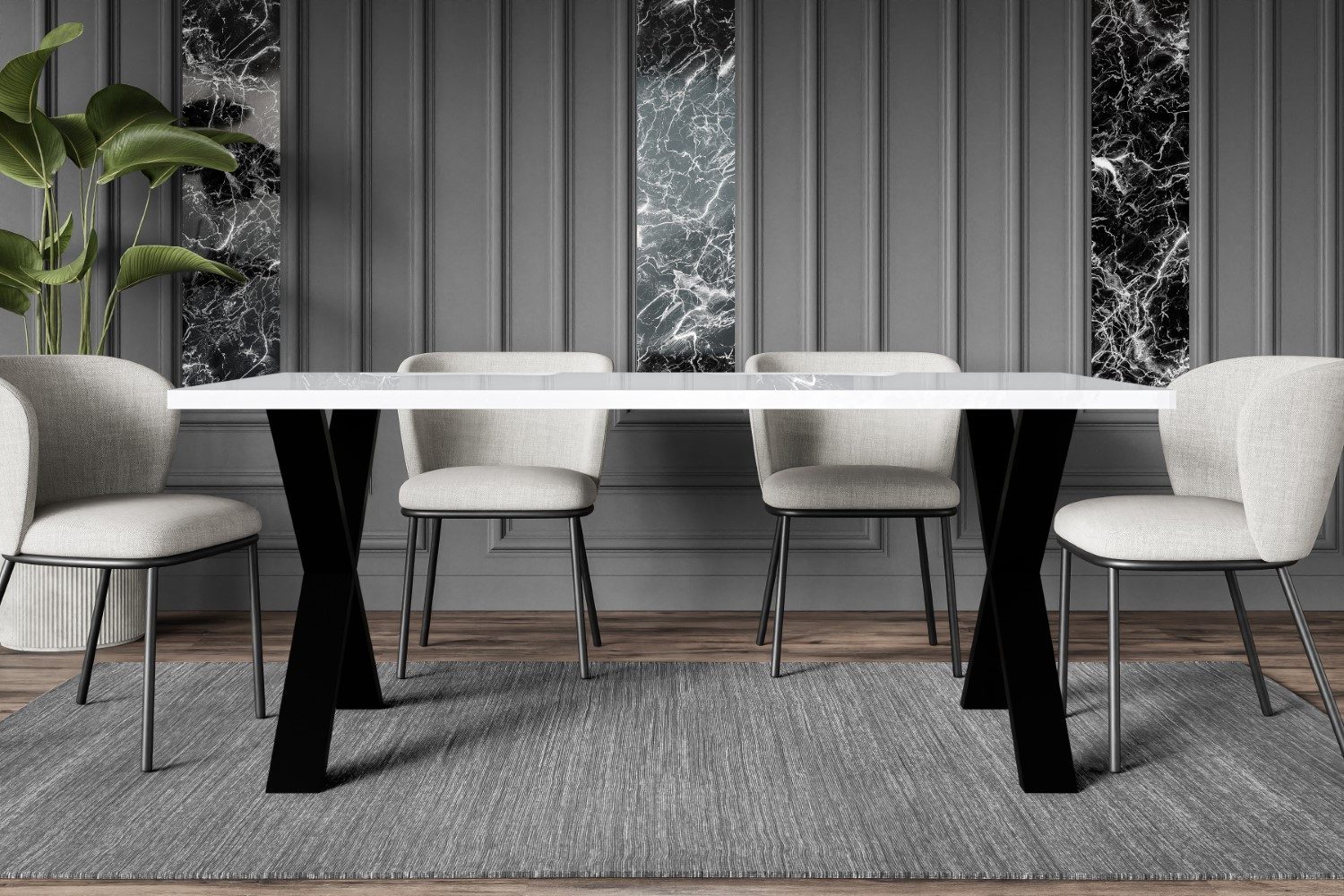 ALTDECOR Esstisch KLYN (Esstisch, Esszimmertische, Tisch günstig online kaufen