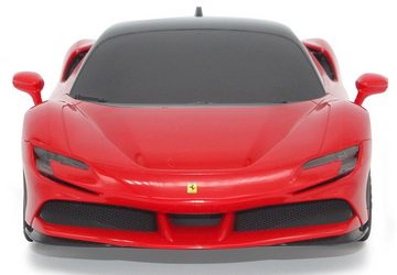 Jamara RC-Auto Ferrari SF90 Stradale 1:24, rot - 2,4 GHz
