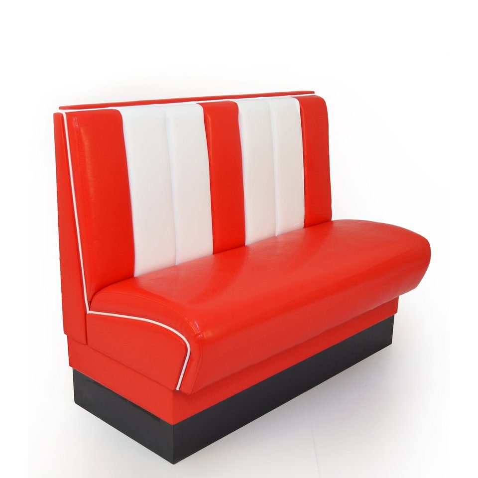 Möbelland24 Polsterbank American Dinerbank Viber 100 - 200 cm