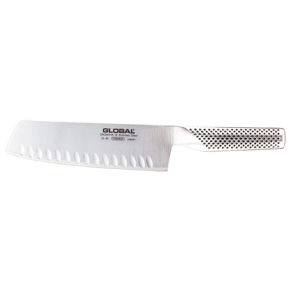GLOBAL Santokumesser Овощные ножи mit Kullen 18 cm G-81