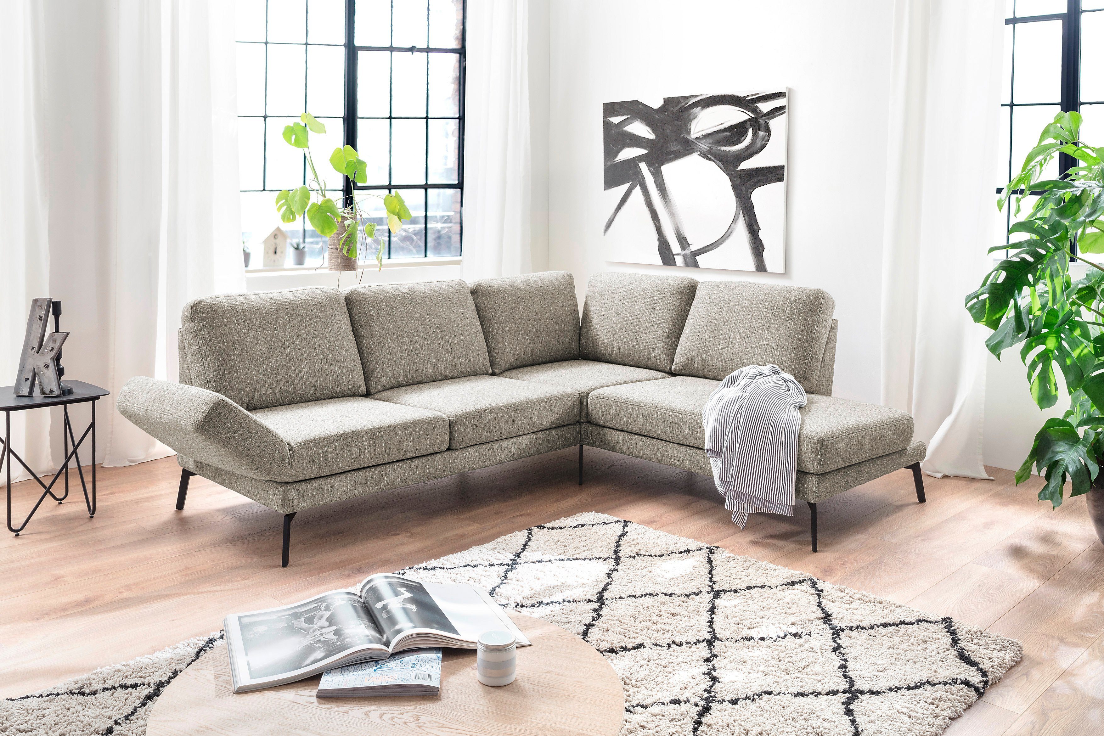 3C Candy Ecksofa Kairo Multifunktion-Sofa, bequem und viele Komfortfunktionen, L-Form, inklusive Drehsitz-, Armlehnen- und Rückenverstellung