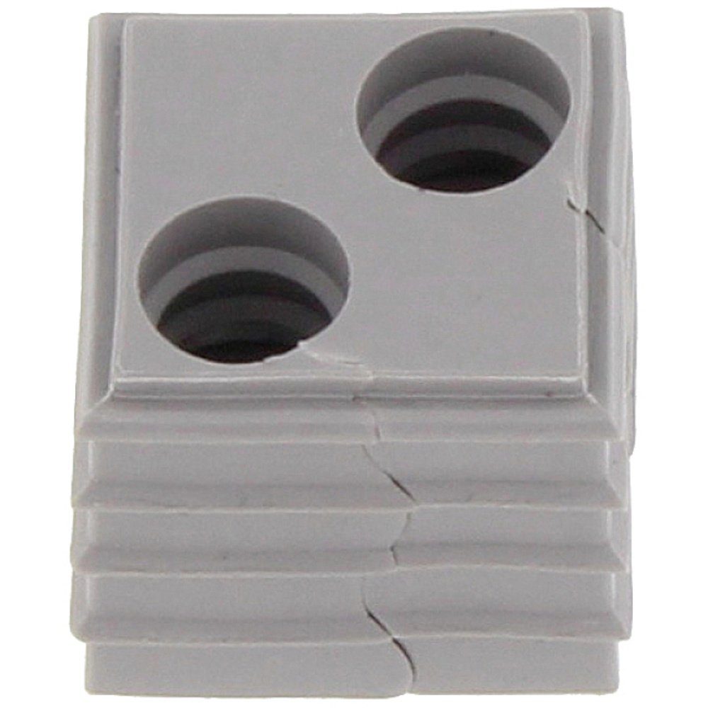 CONTA-CLIP Kabeldurchfuhr CONTA-CLIP KDS-DE 2X8 GR Dichtelement Thermoplastisches Elastomer, KDS-DE 2X8 GR