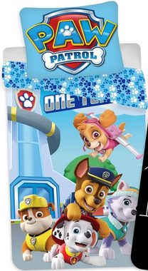 Kinderbettwäsche PAW Patrol - GLOW - Bettwäsche-Set, 135x200 & 80x80, PAW PATROL, Baumwolle, 100% Baumwolle