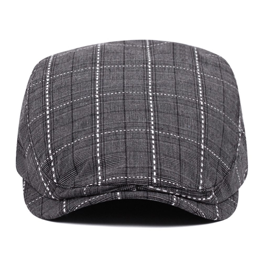 Zaewry Flat Cap Schiebermütze Barret Flat Cap Schirmmütze für Herren Damen Gatsby Newsboy Cap Baskenmützen Golfermütze – Bild 2 von 5