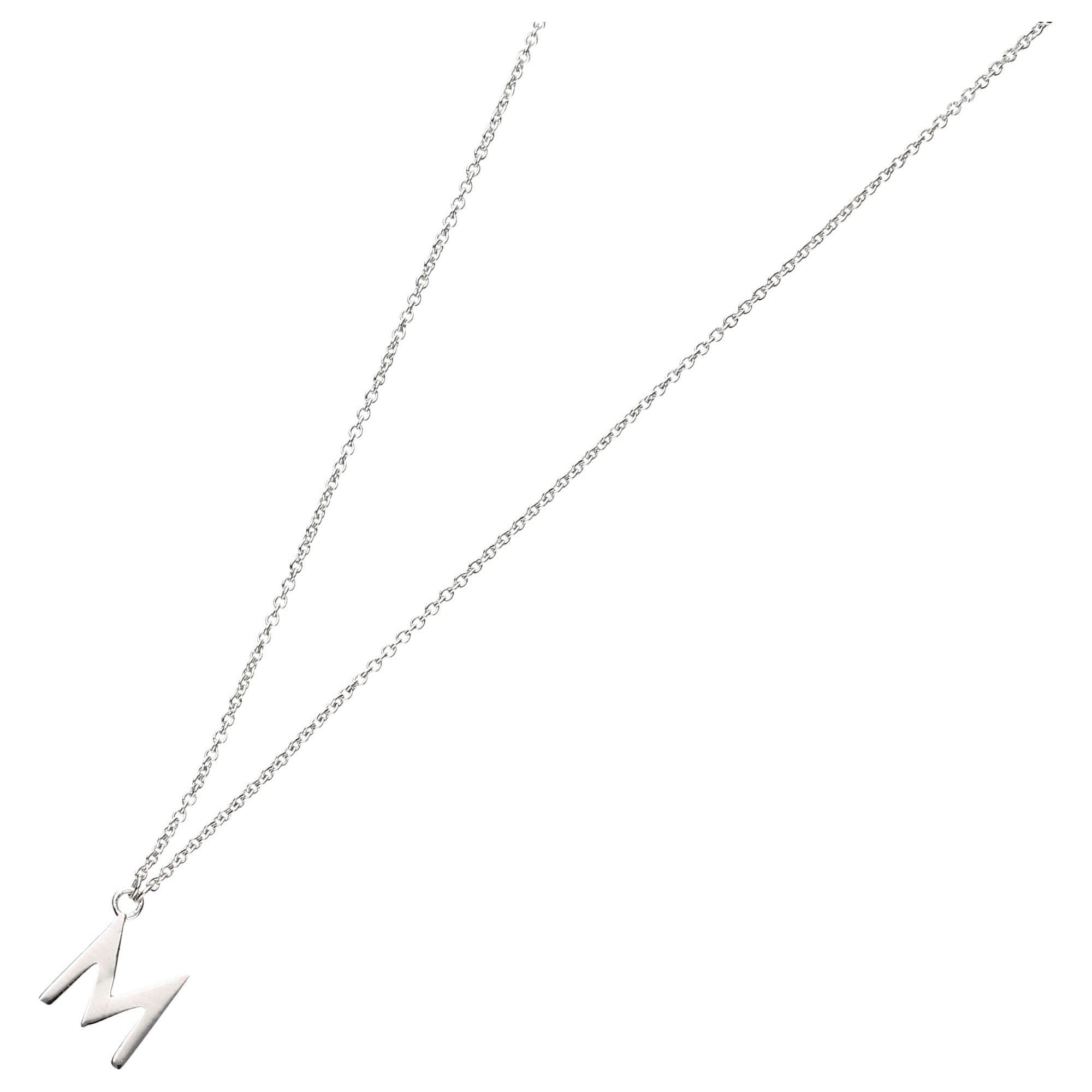 Smart Jewel Collier Buchstabe M, Silber 925