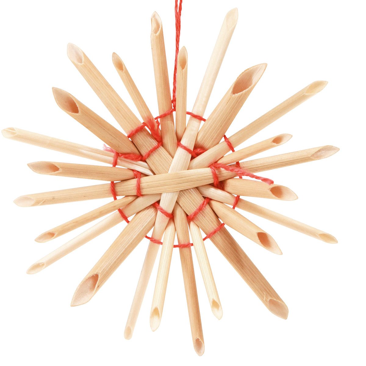 Posiwio Christbaumschmuck Handgefertigter Stroh-Christbaumschmuck für Weihnachtsdeko und, 17 St