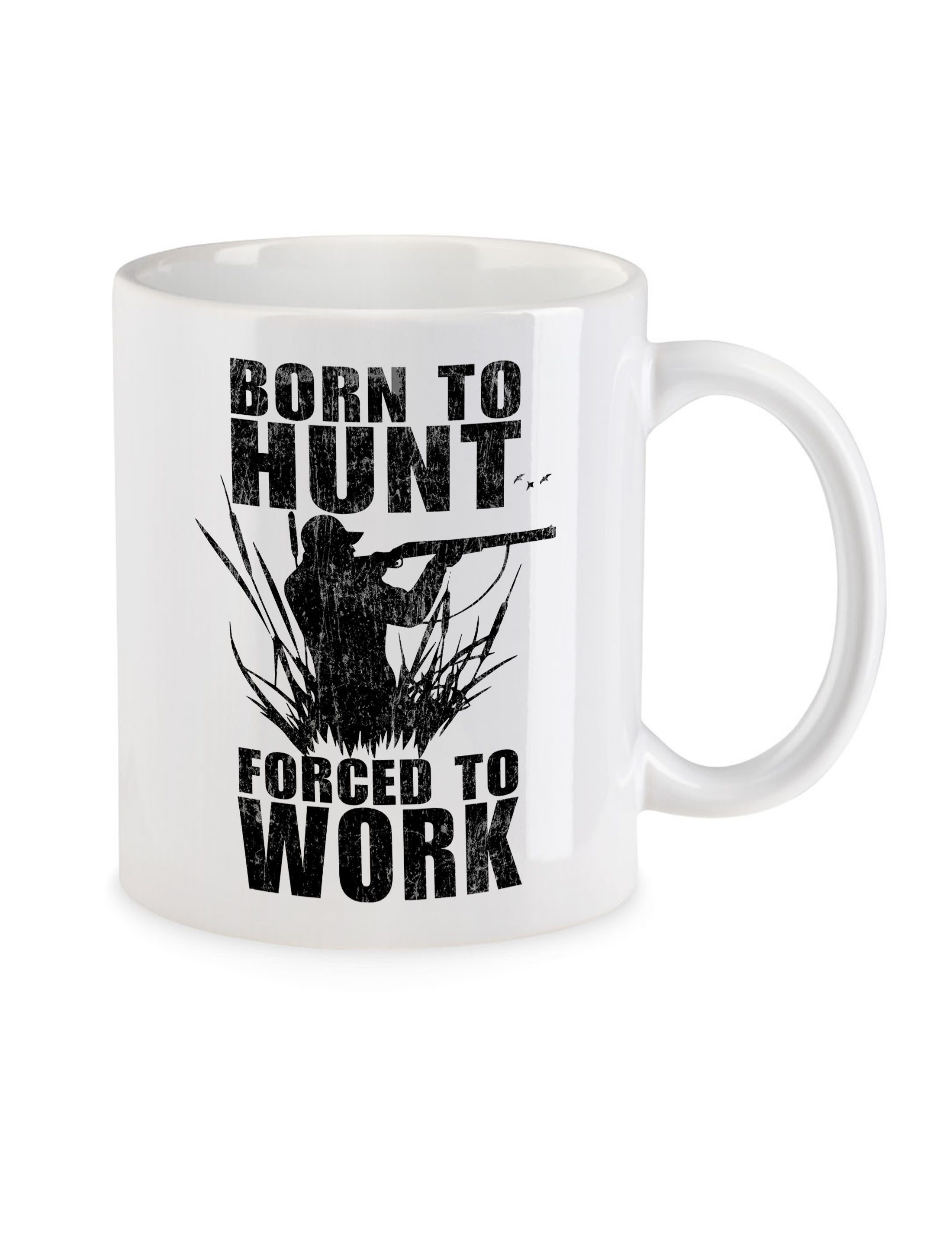 Urban Backwoods Tasse Born To Hunt Kaffeetasse Hirsch Reh Jagd Jäger Bär Geweih Deer Bear, 1-tlg., Keramik, Fun Hunt Antlers Hunter