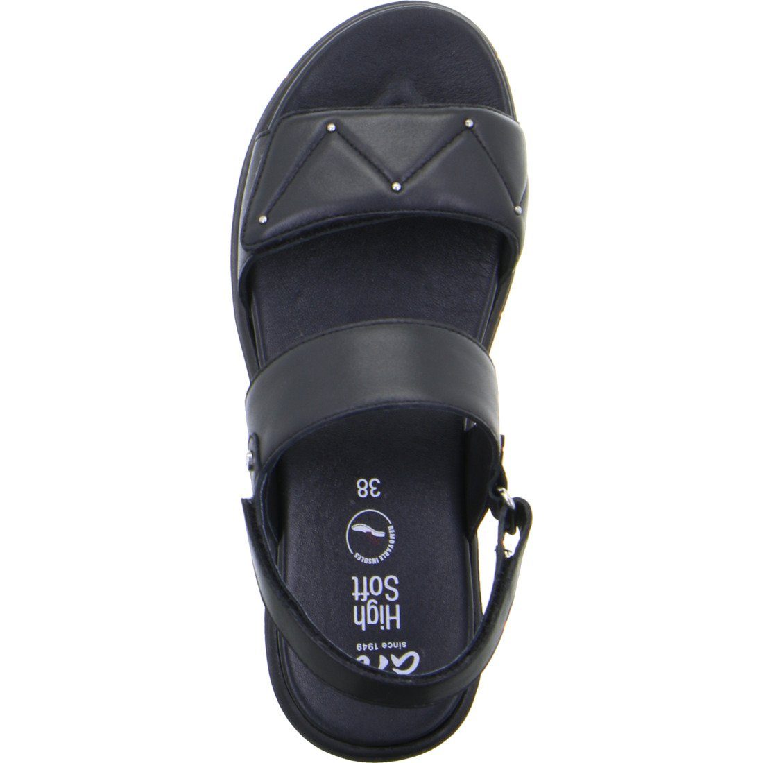 Glattleder Sandalette Schuhe, 048120 Ara Sandalette Bilbao Ara - schwarz