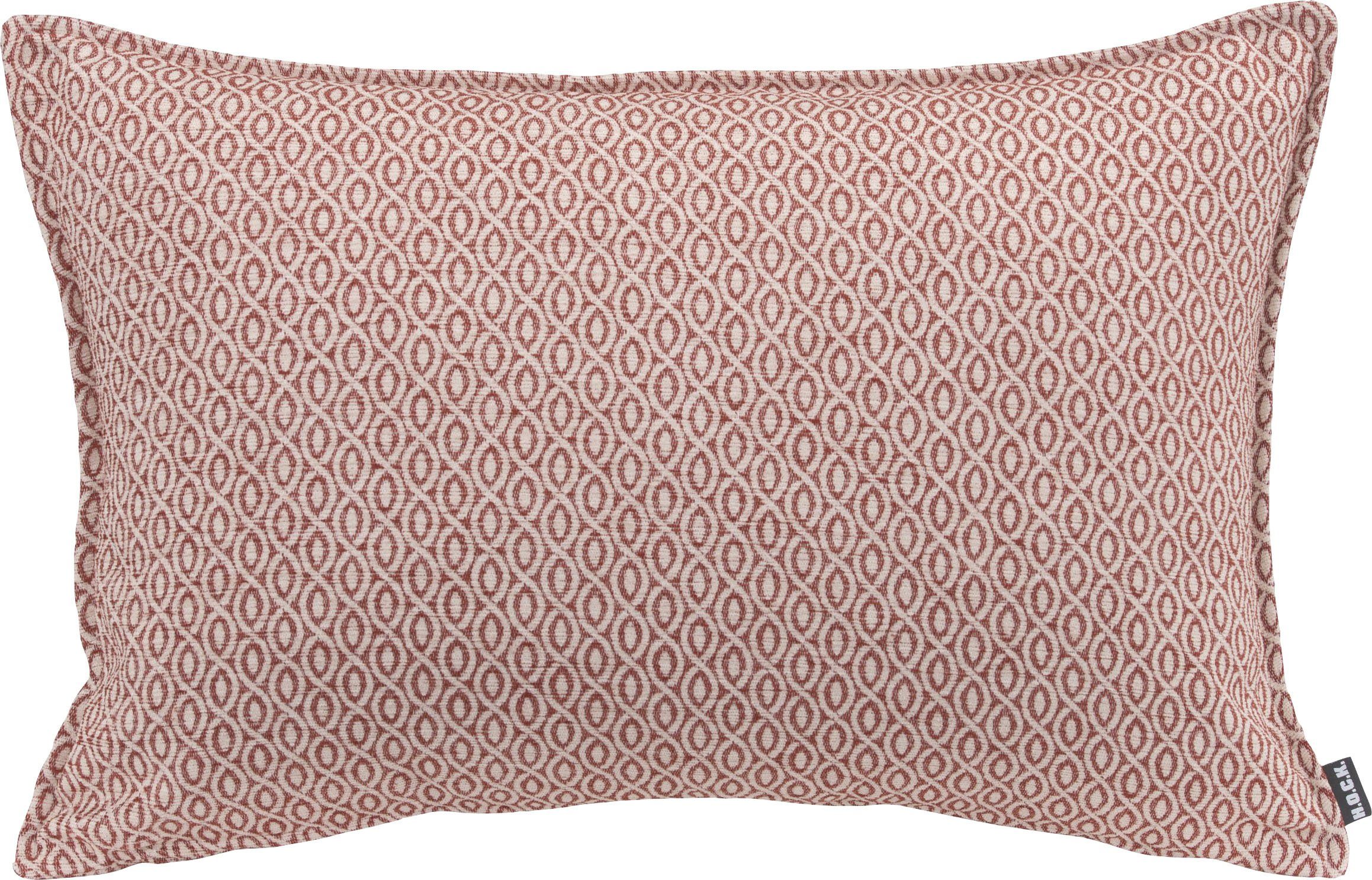 H.O.C.K. Dekokissen Ivy, leicht gemustert, Kissenhülle mit Füllung, 1 Stück