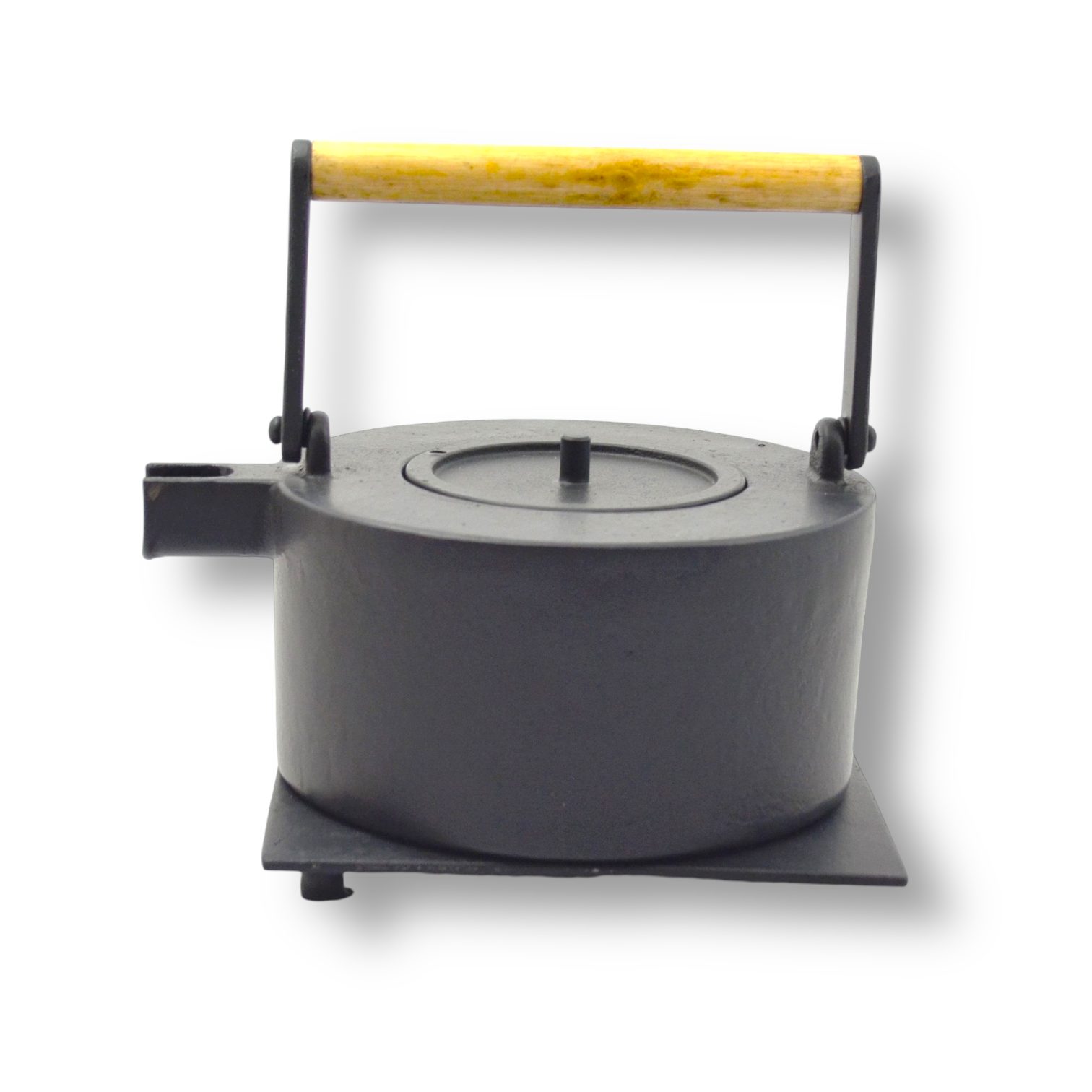 JA-UNENDLICH Teekanne Maki, 1.0 l, aus Gusseisen handgefertigt im Sandgussverfahren, innen emailliert