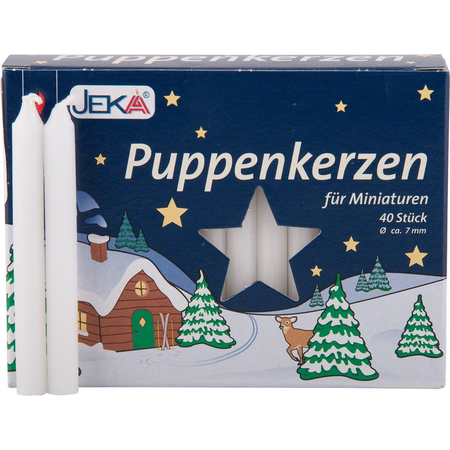 Ebersbacher Kerzenfabrik Dekofigur Hochwertige Puppenkerzen weiß günstig online kaufen