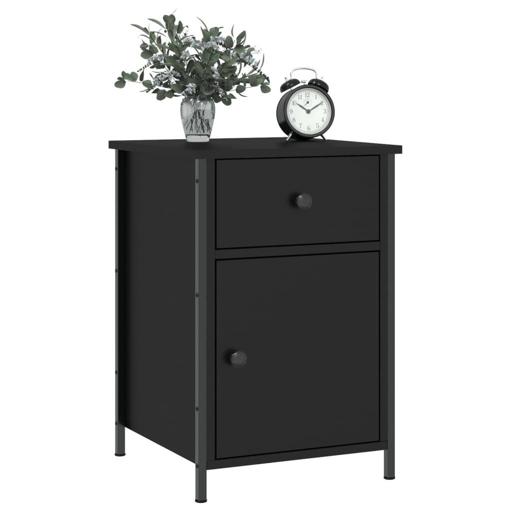 vidaXL Nachttisch Nachttisch Schwarz 40x42x60 cm günstig online kaufen