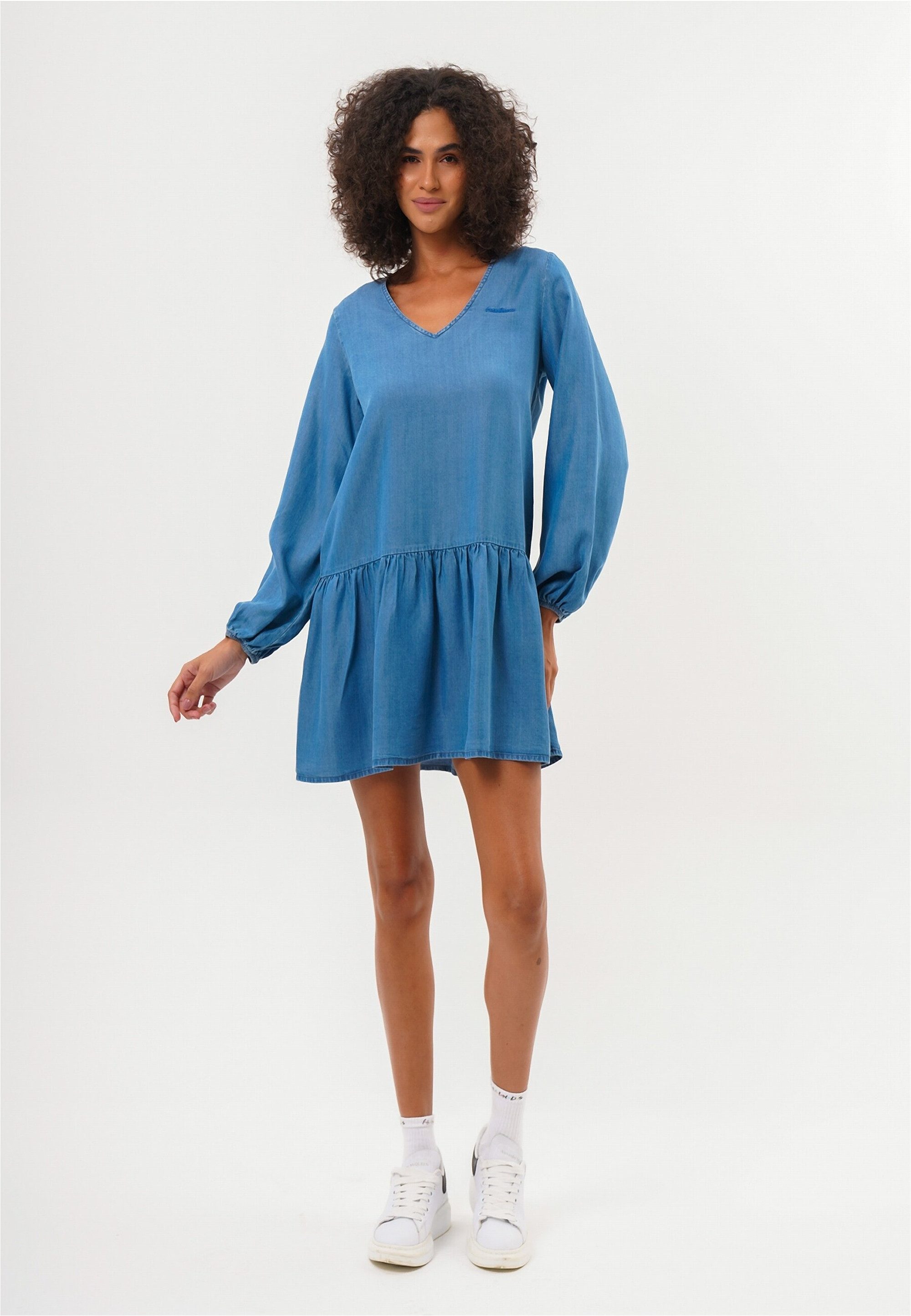 freshlions Jerseykleid Bonnie (1-tlg) mit verspielten Ballonbündchen günstig online kaufen