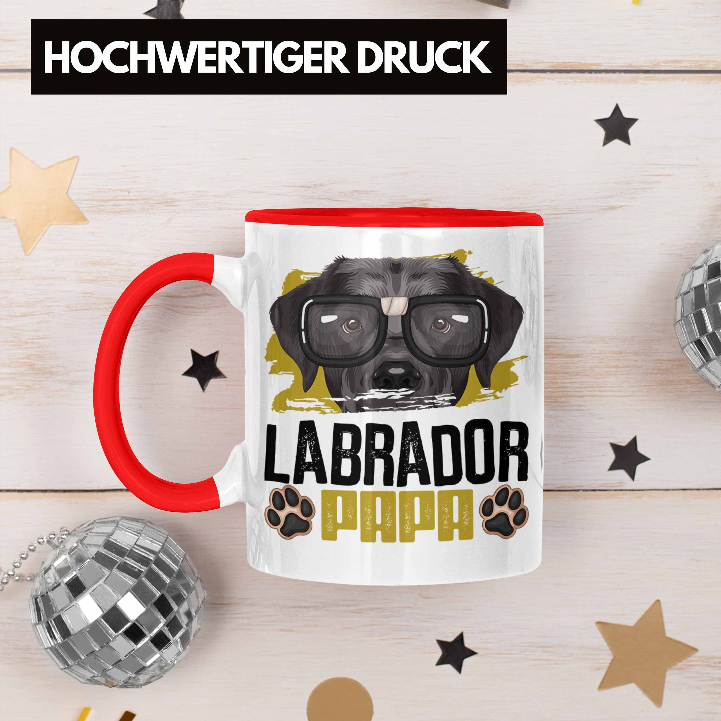 Geschenk Tasse Trendation Labrador Geschenkidee Lustiger Besitzer Rot Spruch Tasse Lab Papa