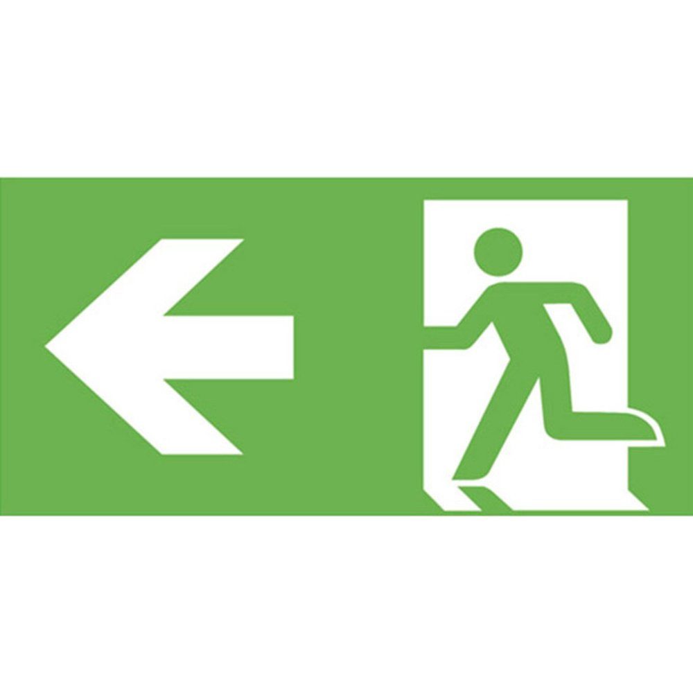 B-Safety Warnschild B-SAFETY BR 554 030 Fluchtweg-Notbeleuchtung Deckeneinbaumontage