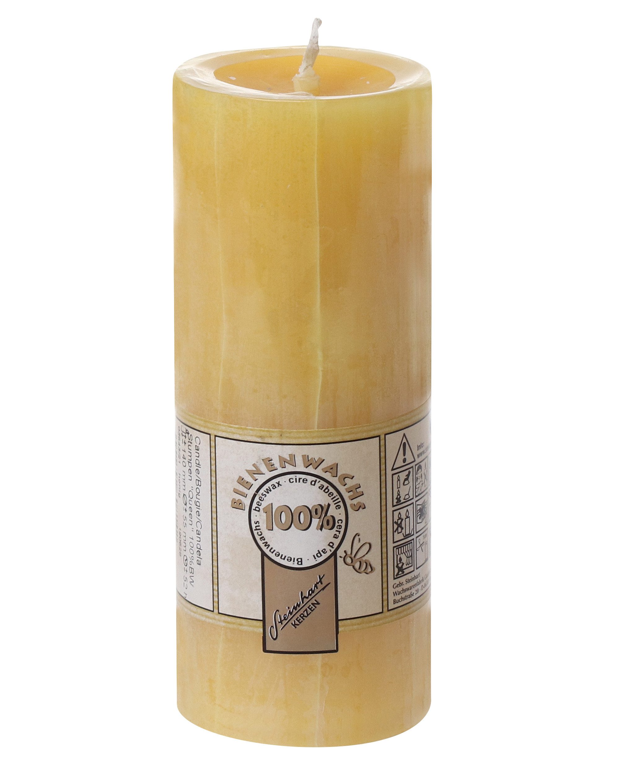 Steinhart Kerzen Bienenwachskerze 100% Bienenwachs Stumpenkerze "Queen" 140 günstig online kaufen