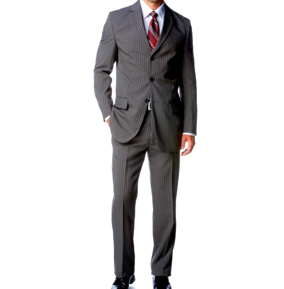 Keskin Collection Anzug Anzug Slim Fit - Hellgrau Royalblau Dunkelgrau Schwarz Blau (Set, Anzug Set)