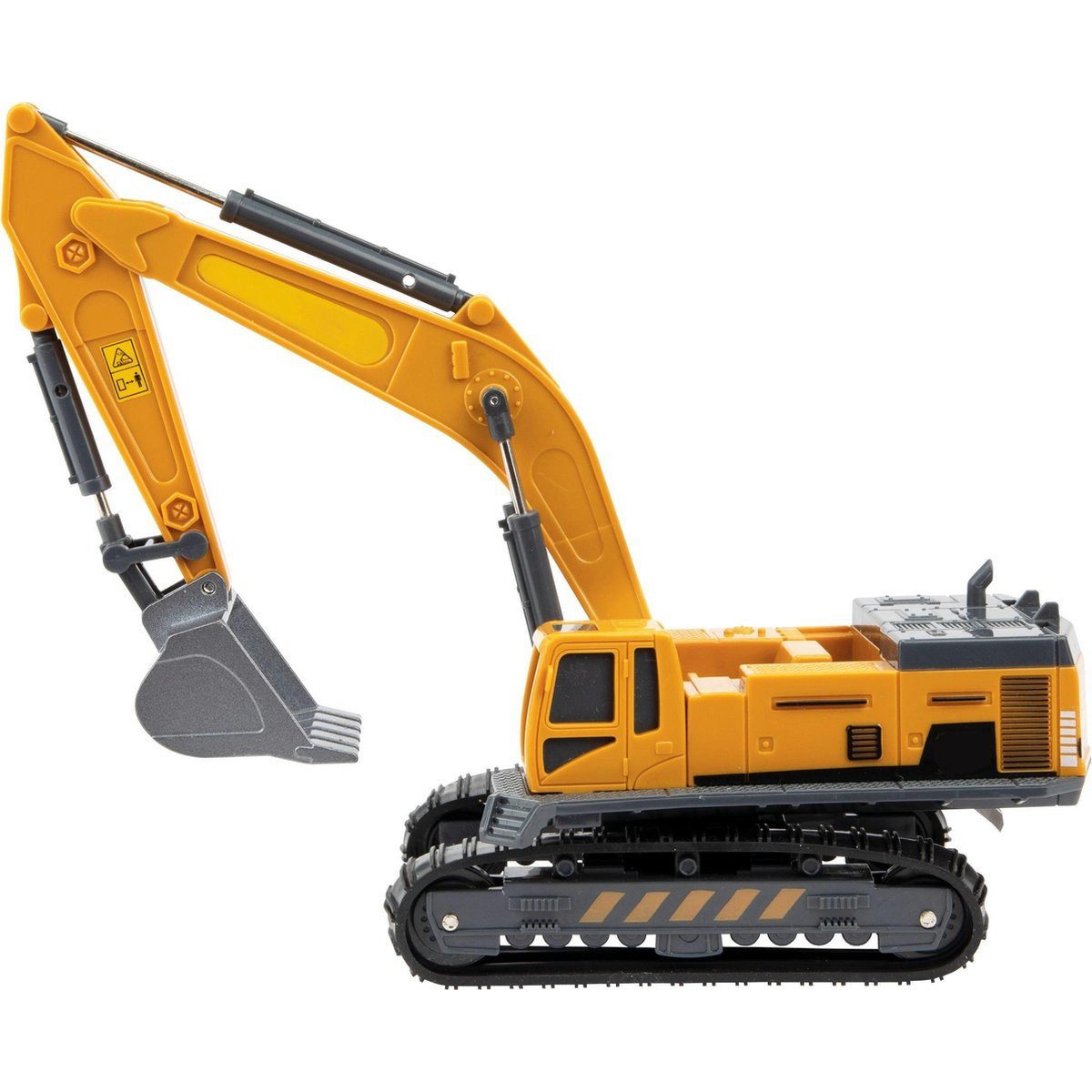 Toi-Toys Spielzeug-Auto Raupenbagger (Maßstab 1:55), detailliertes Modell