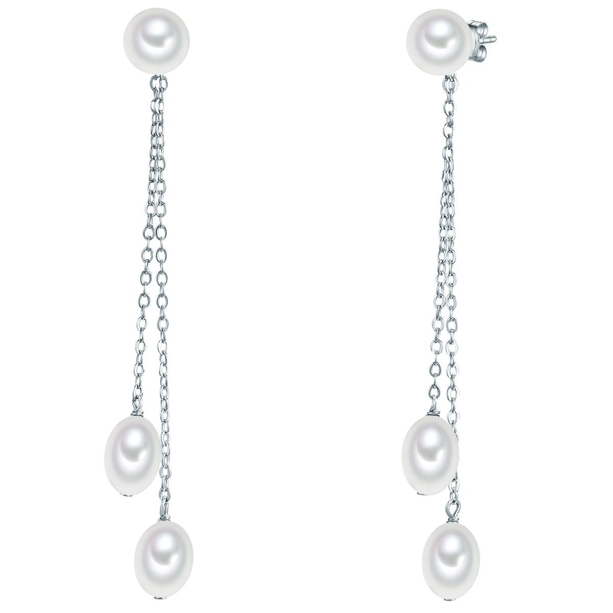 Valero Pearls Paar Ohrhänger Set: VP844 (2-tlg), mit Süßwasser-Zuchtperlen