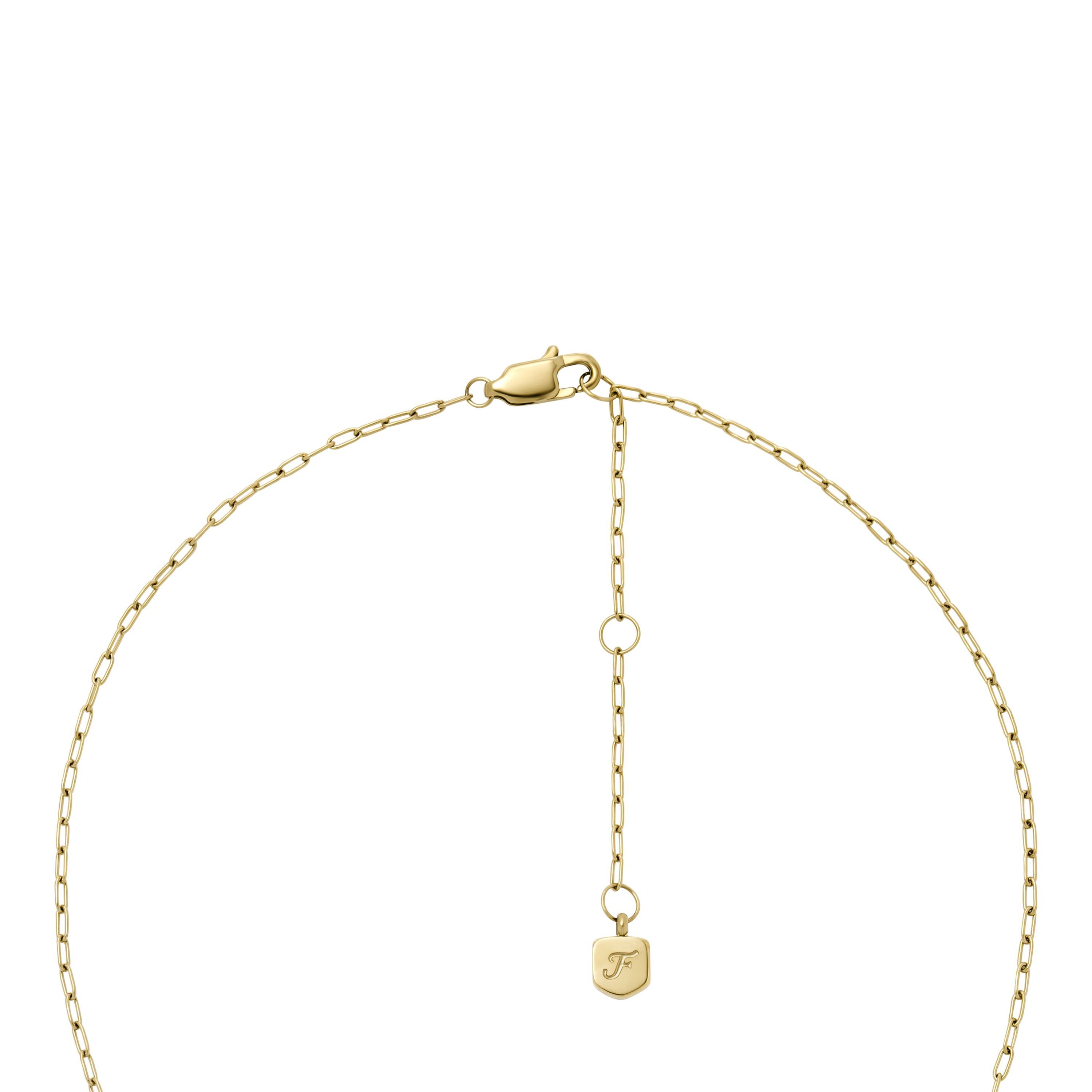 Fossil Kette mit Anhänger Schmuck Gesch... Fossil Kette mit Anhänger Schmuck Gesch...