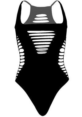 Leg Avenue Stringbody String-Body mit tiefem Ausschnitt - schwarz