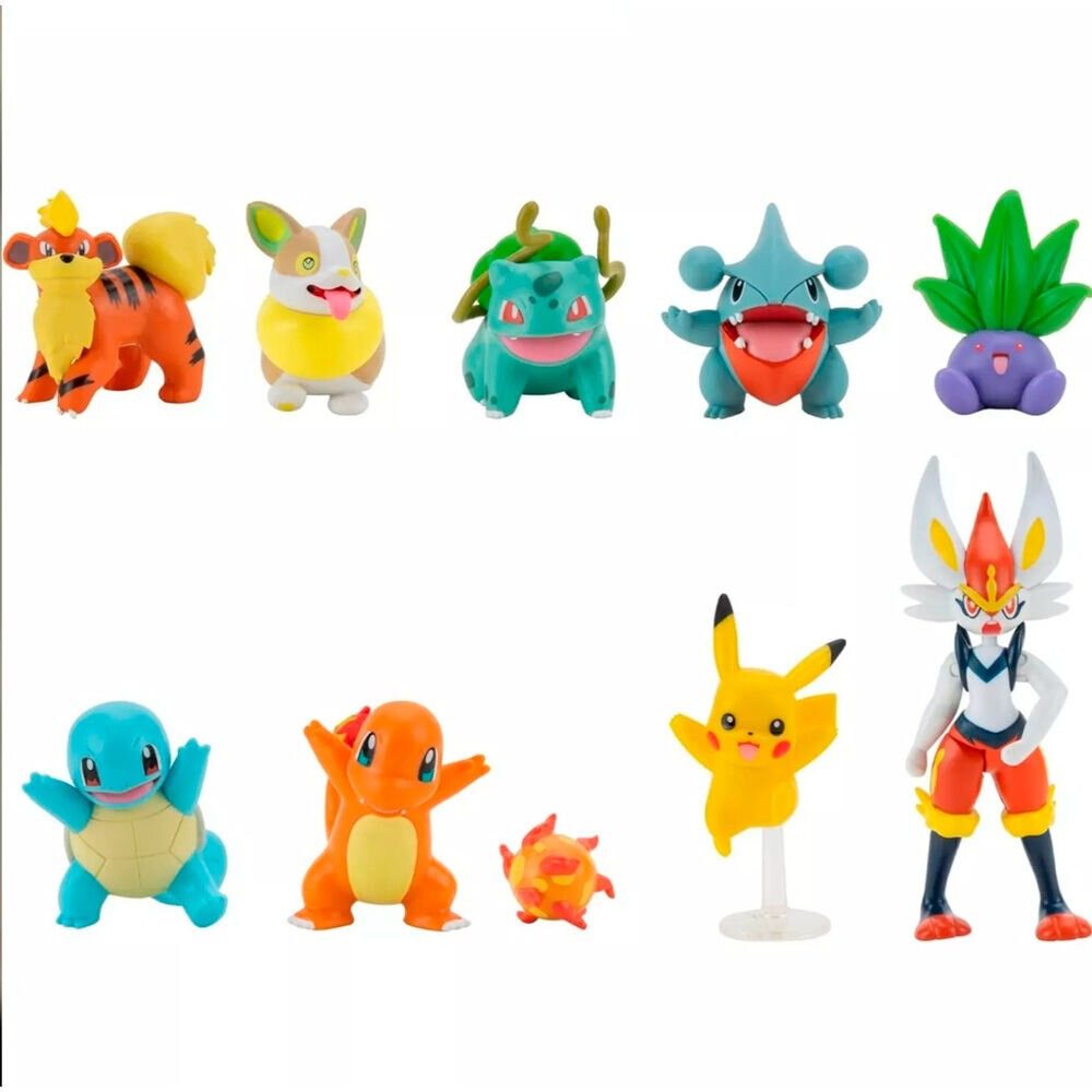 Jazwares Spielfigur Pokemon - Kampf-Figur 10er Pack