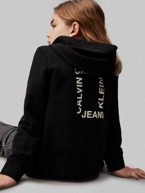 Calvin Klein Jeans Sweatjacke MINI HERO FLOCK ZIP-THROUGH für Kinder bis 16 Jahre und Markenlabel