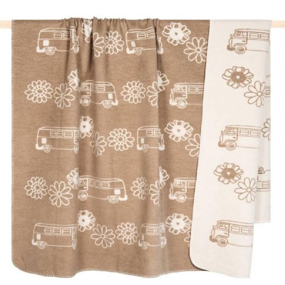 Wohndecke Decke Culture Bulli Sand (150x200cm), PAD günstig online kaufen