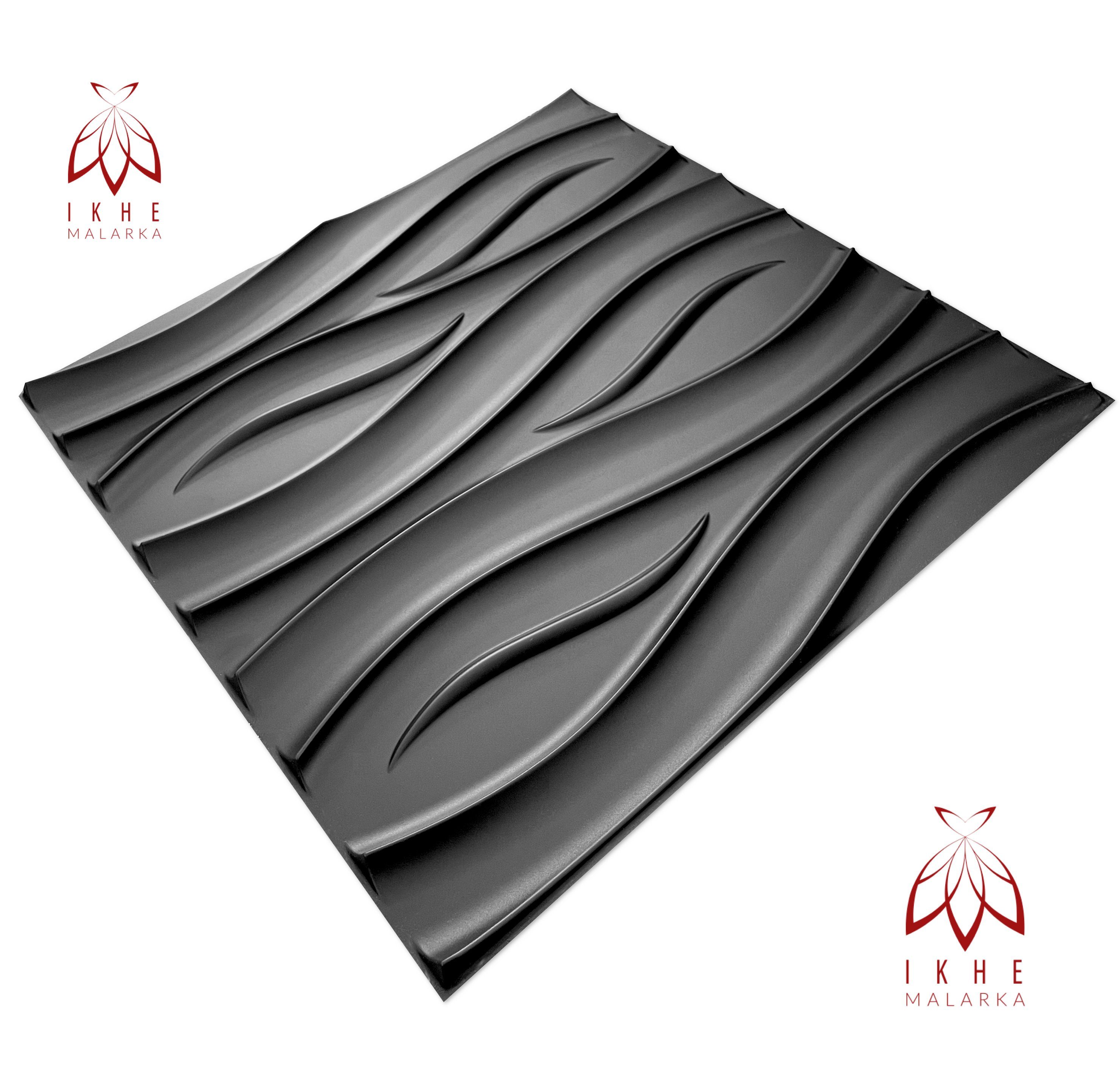 IKHEMalarka 3D Wandpaneel 3D Paneele PVC Kunststoffpaneele, BxL: 50,00x50,0 günstig online kaufen