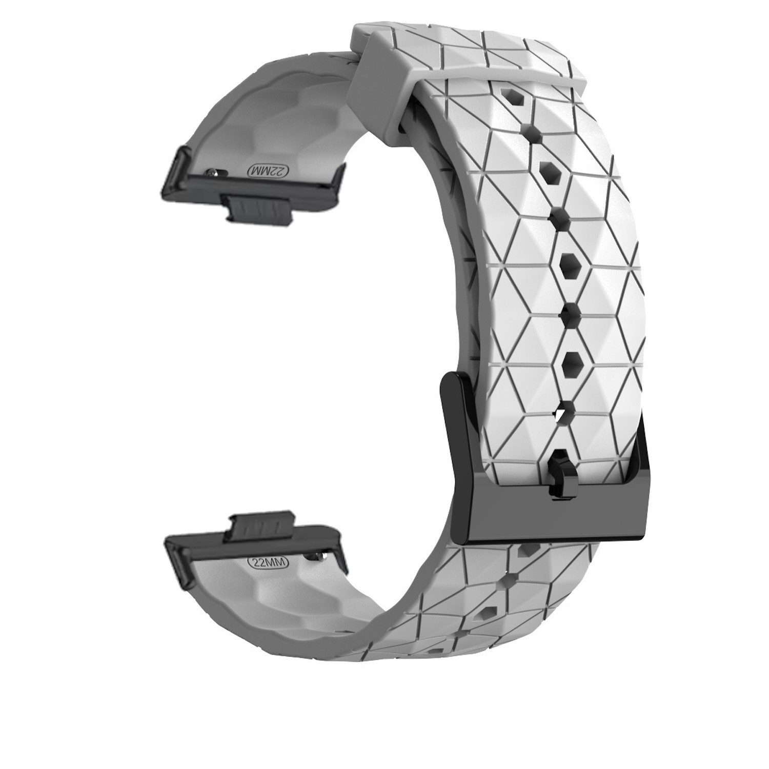 Wigento Smartwatch-Armband Für Huawei Watch Fit 4 / 4 Pro / 3 Silikon Design Ersatz Arm Band Weiß