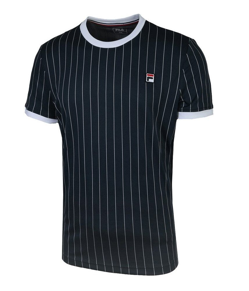 T-Shirt Stripes navyblau Herren
