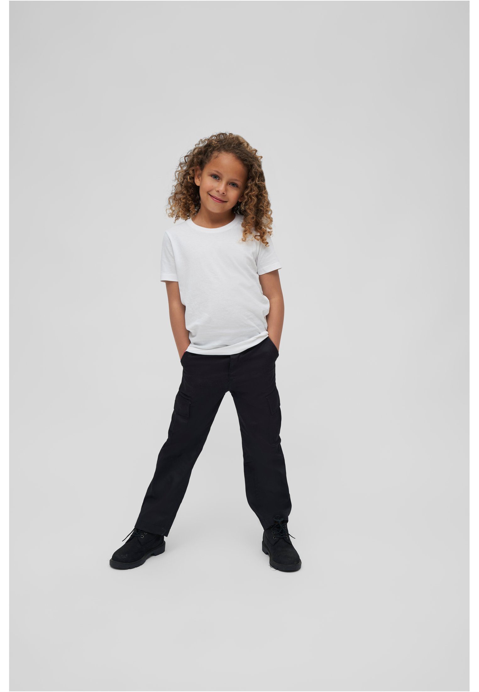 Brandit Kurzarmshirt Kinder T-Shirt (1-tlg) white Kids