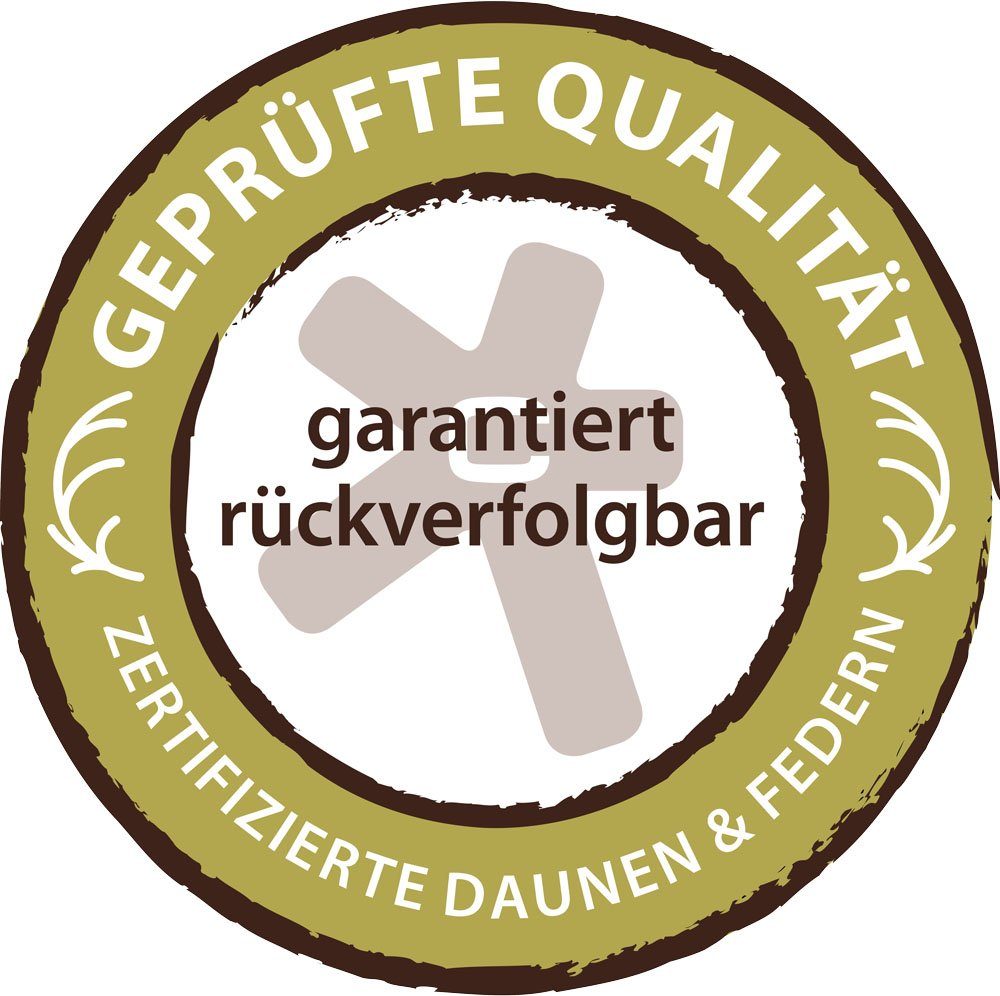 Centa-Star 3-Kammer-Kopfkissen Kopfkissen Classic / Dreikammer-Kopfkissen soft, Füllung: Außenkammern mit 90% Daunen, 10% Federn
