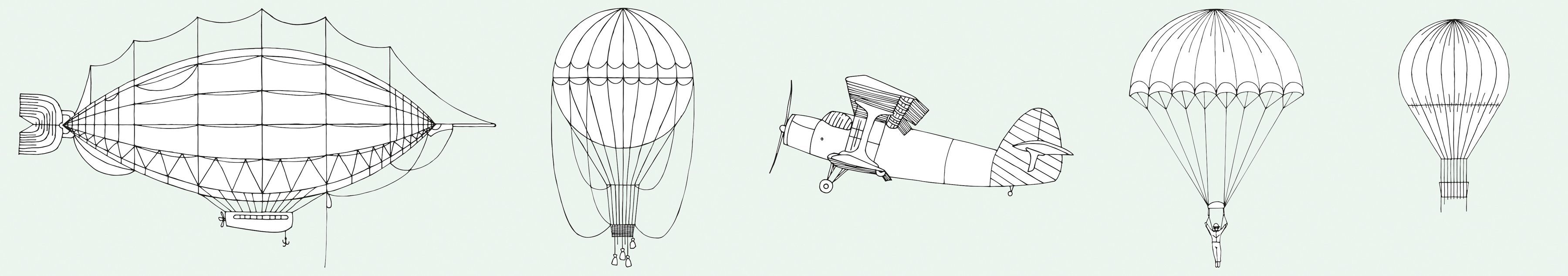 Marburg St), matt, Zeppelin, lichtbeständig, Kindertapete, hochwaschbeständig (1 gut Flugzeug, Motiv,