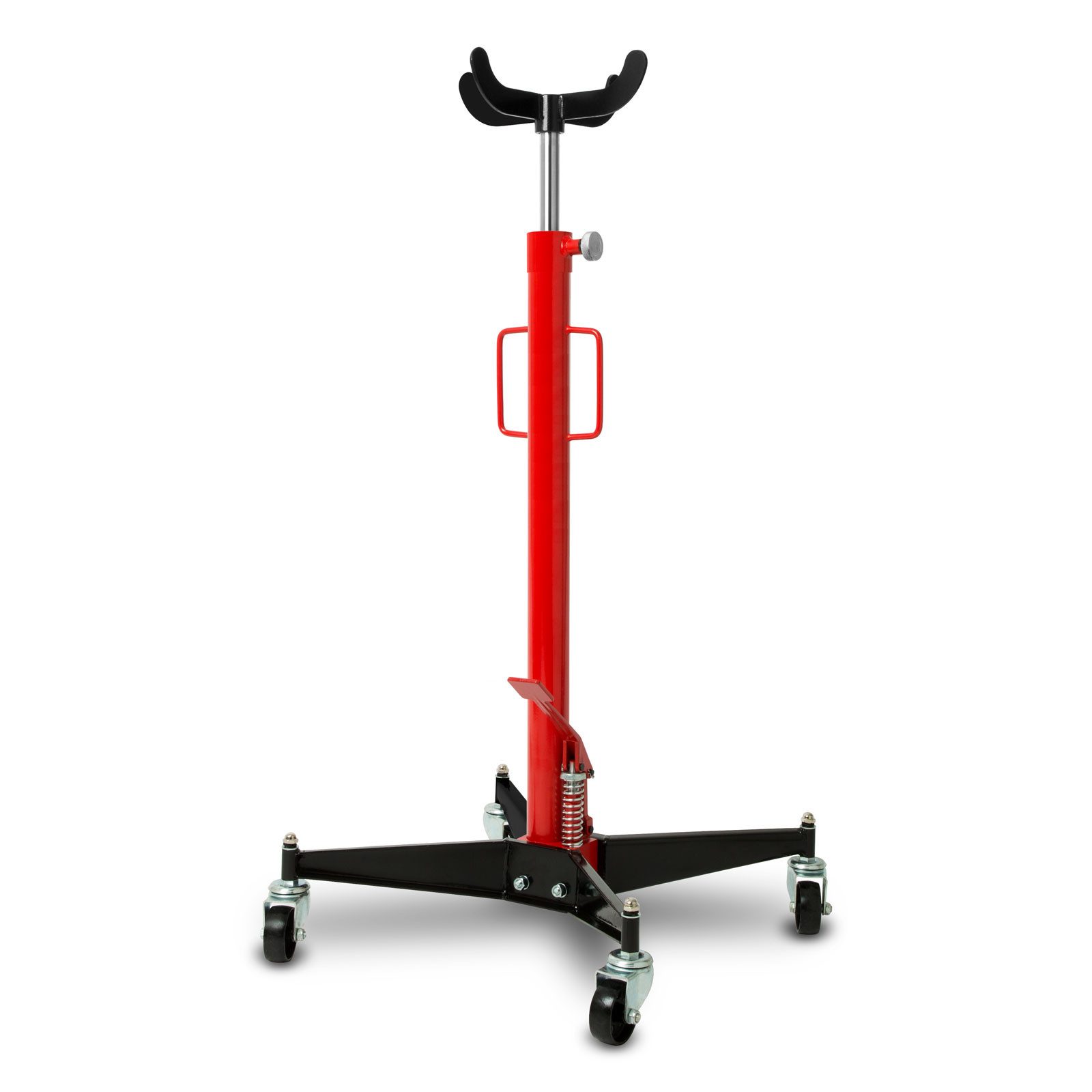 EBERTH Hochhubwagen Getriebeheber mit 500kg Tragkraft, Hydraulikzylinder, Arbeitshöhe verstellbar zwischen 88-180 cm