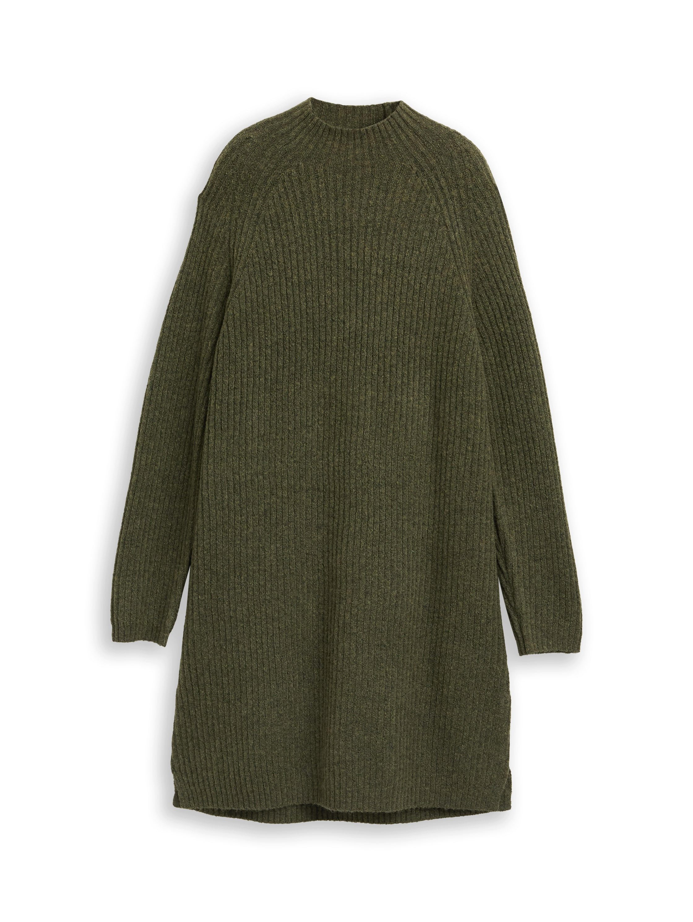 TOM TAILOR Denim Strickkleid mit Stehkragen