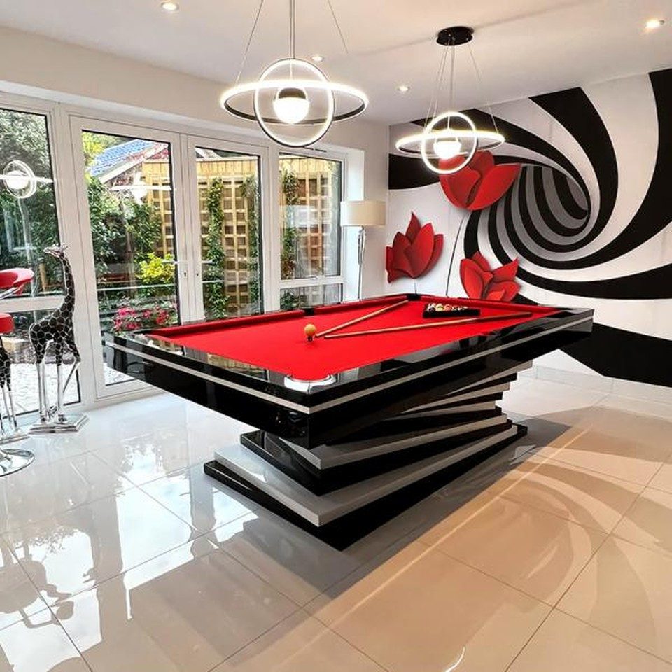Xlmoebel Billardtisch Billard-Tisch Turniertisch 7ft Spieltisch Spielfläche, Made in Europa
