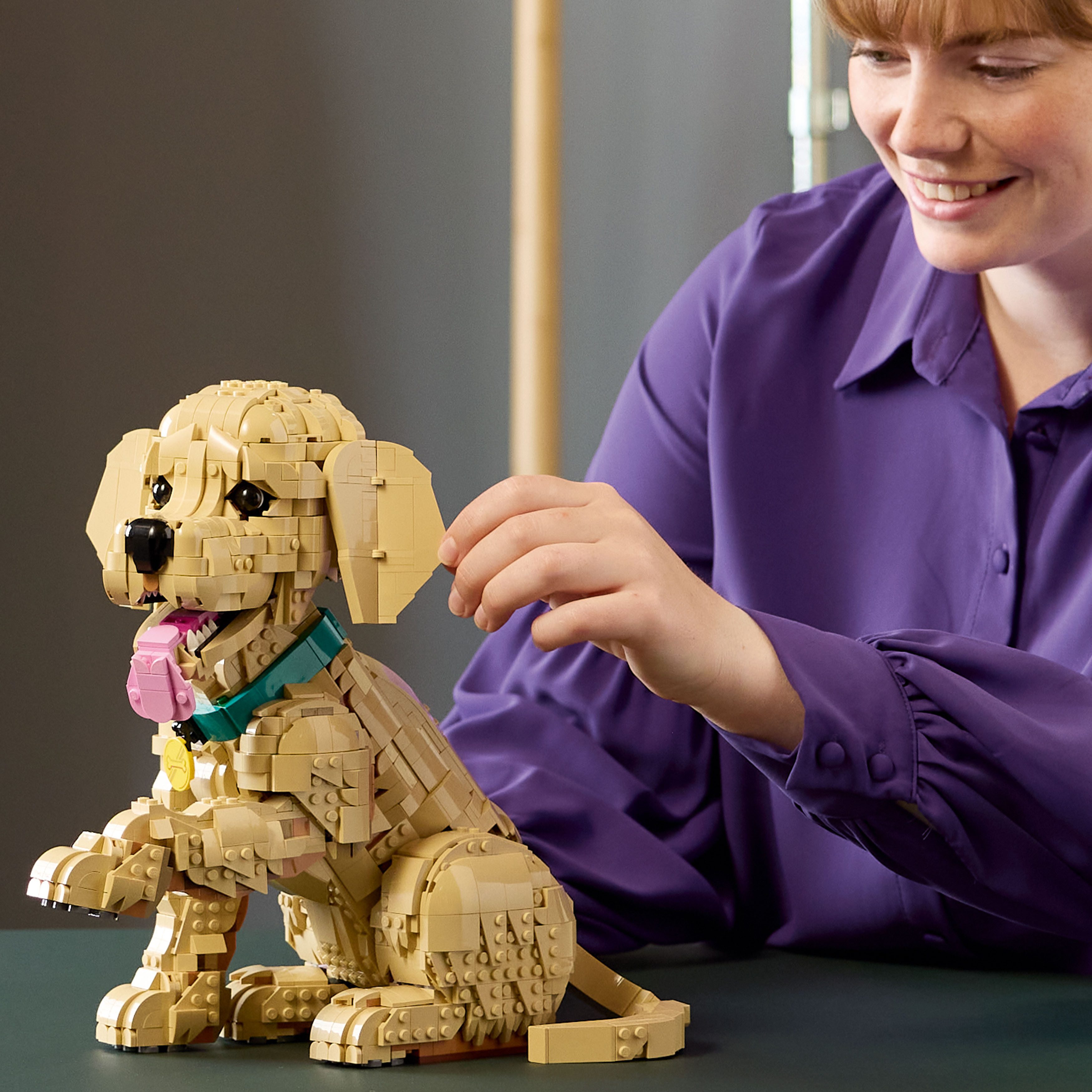 LEGO® Golden Retriever Welpe (11384), LEGO Icons Konstruktionsspielsteine, (2102 St) – Bild 2 von 5