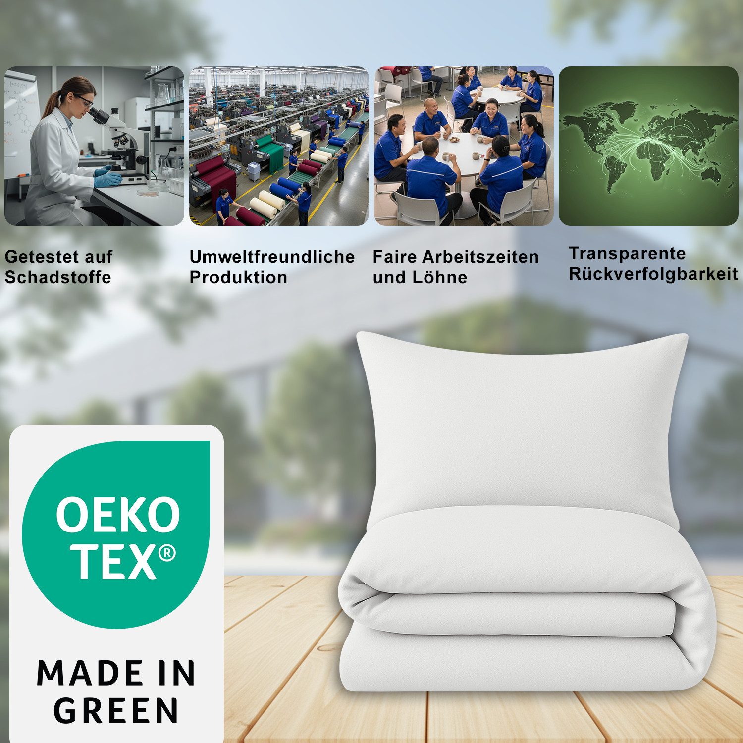 NYVI Bettwäsche Biber Winter Bettwäsche Deluxe mit Reißverschluss, Flauschige Bettgarnitur, 100% Baumwolle, 145g/m², Einlaufschutz