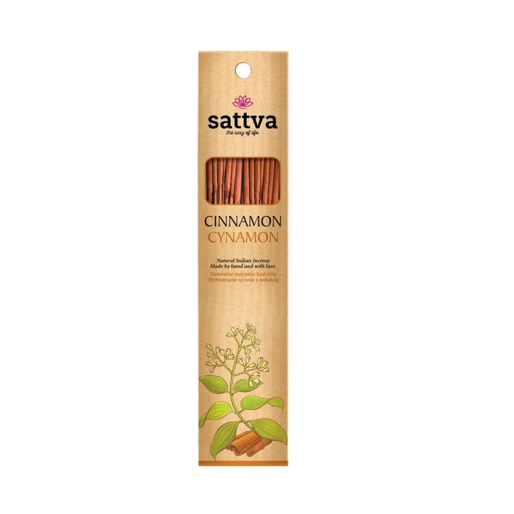 Sattva Räucherstäbchen SATTVA Natürliche indische Weihrauch natürliche indische Zimt