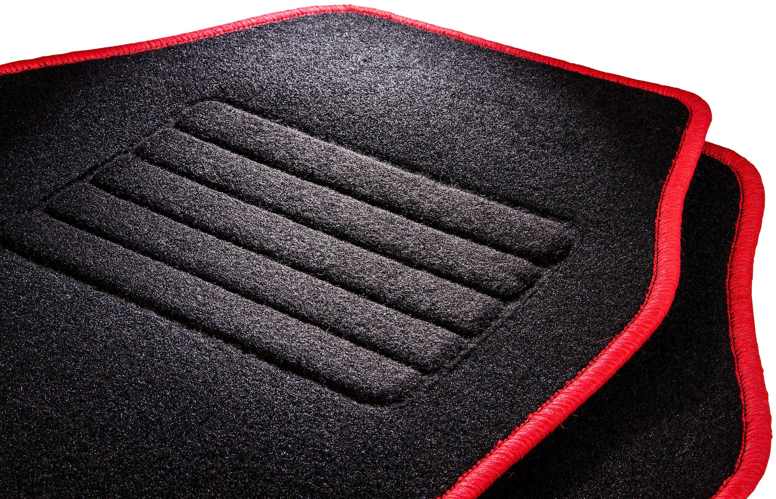 CarFashion Universal-Fußmatten Misano (4 St), Kombi/PKW, mit Glanzgarn,  Auto Fußmatte universell passed für fast alle PKW