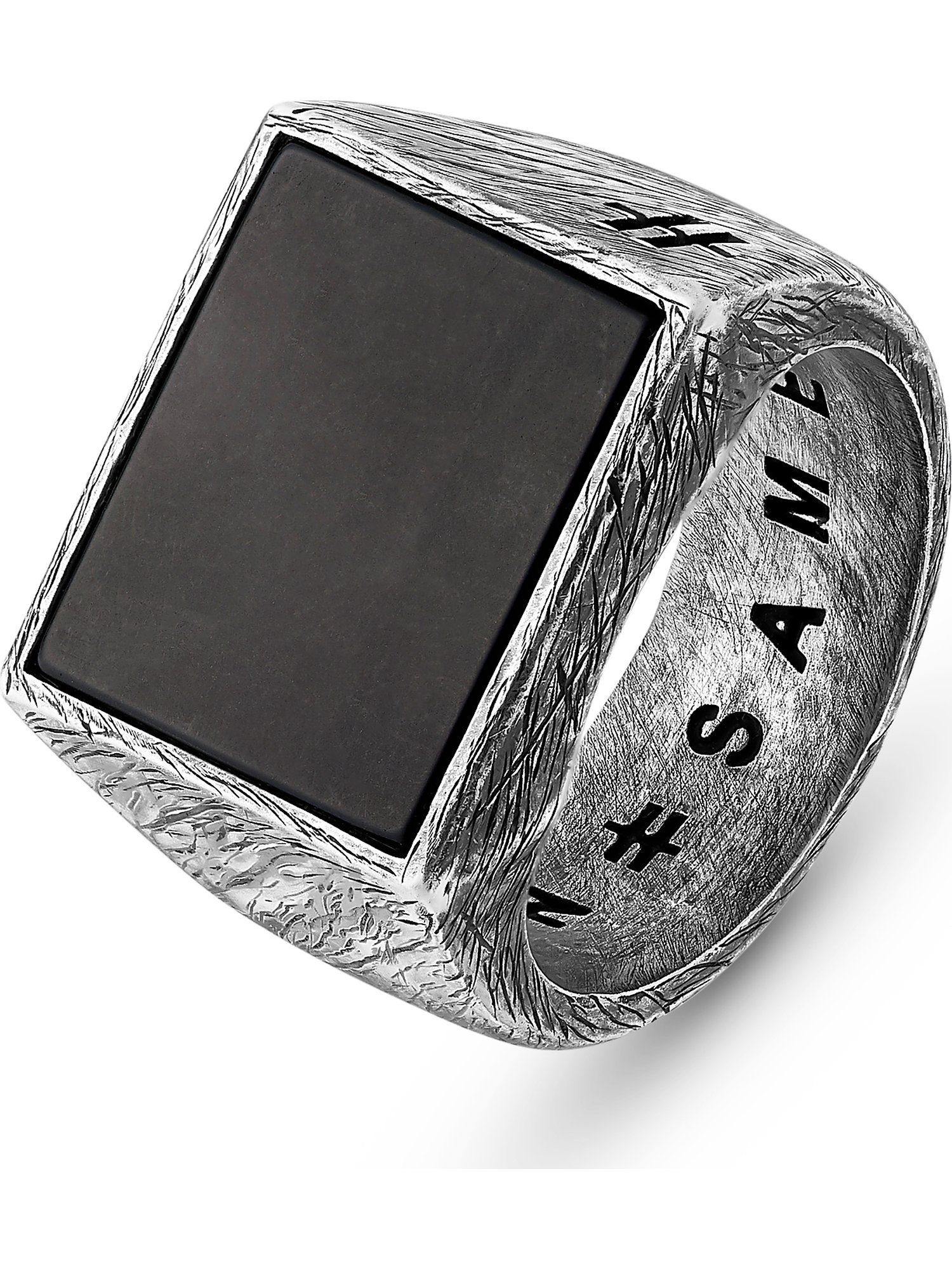 UNSAME Fingerring UNSAME Herren-Herrenring 925er Silber Onyx, Onyx günstig online kaufen