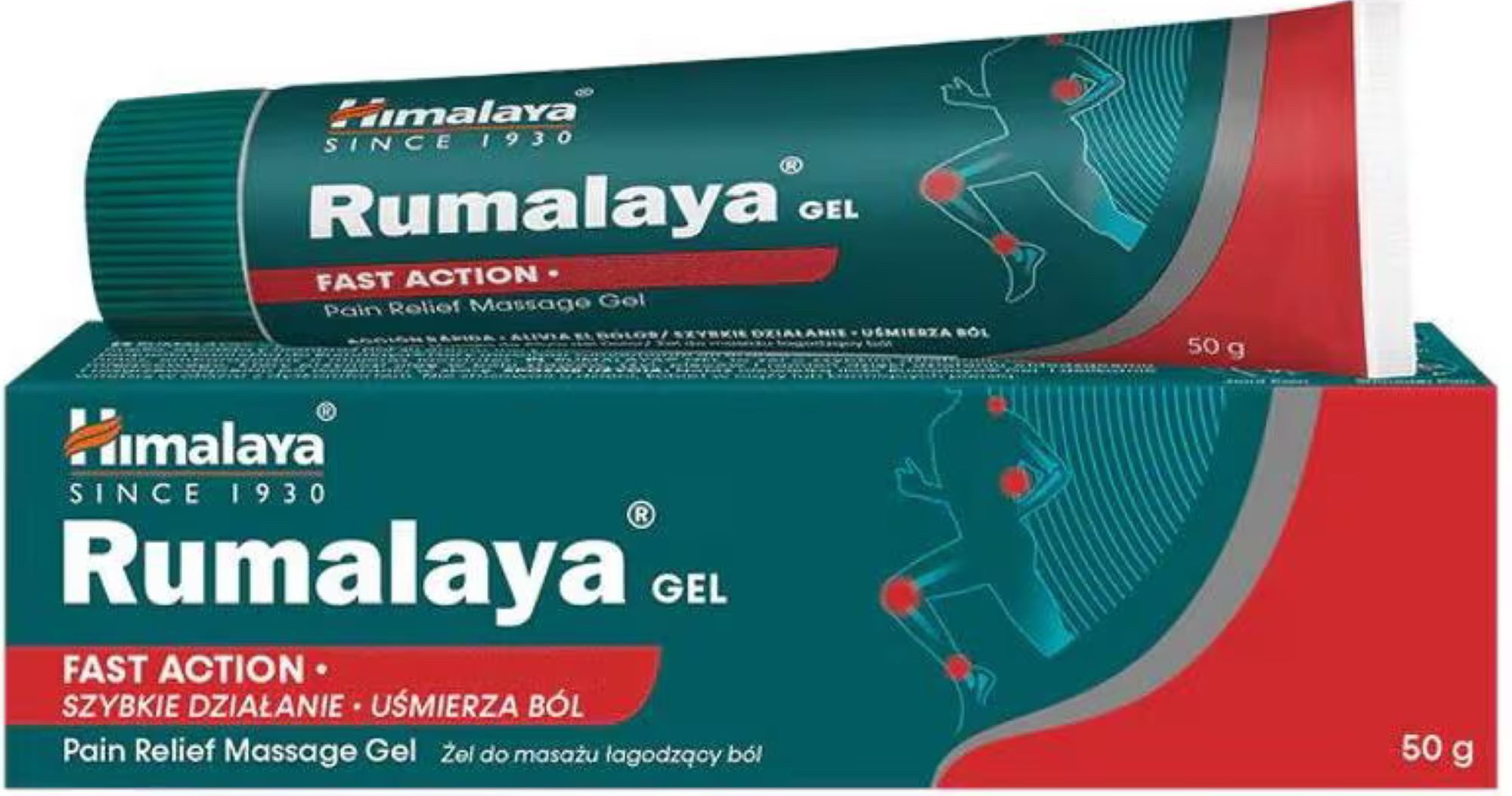 Himalaya Herbals Körpergel HIMALAYA Rumalaya Gel Kräutergel 50g, Mit ausgewählten pflanzlichen Extrakten