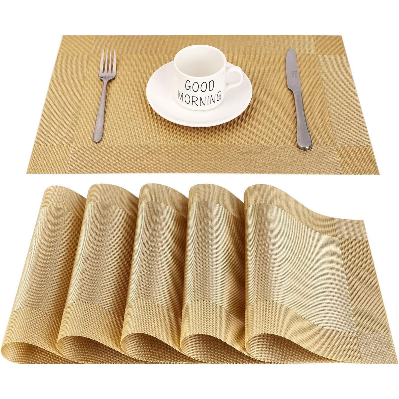 HAUSS SPOLE Platzset 6-Platzset PVC Platzdecken, günstig online kaufen