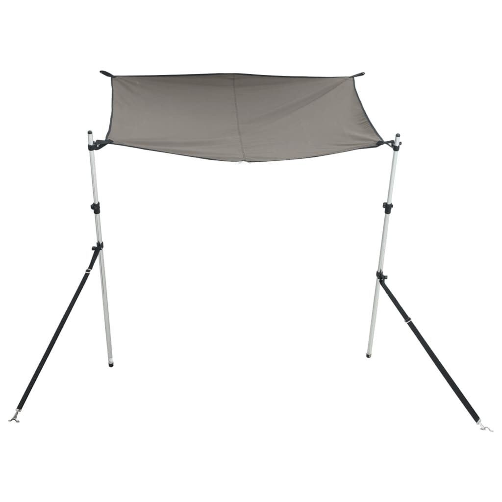 vidaXL Schutzplane 170 x 208 x 115-183 cm Boot-Sonnendach Persenning T-Top-Beschattungsve