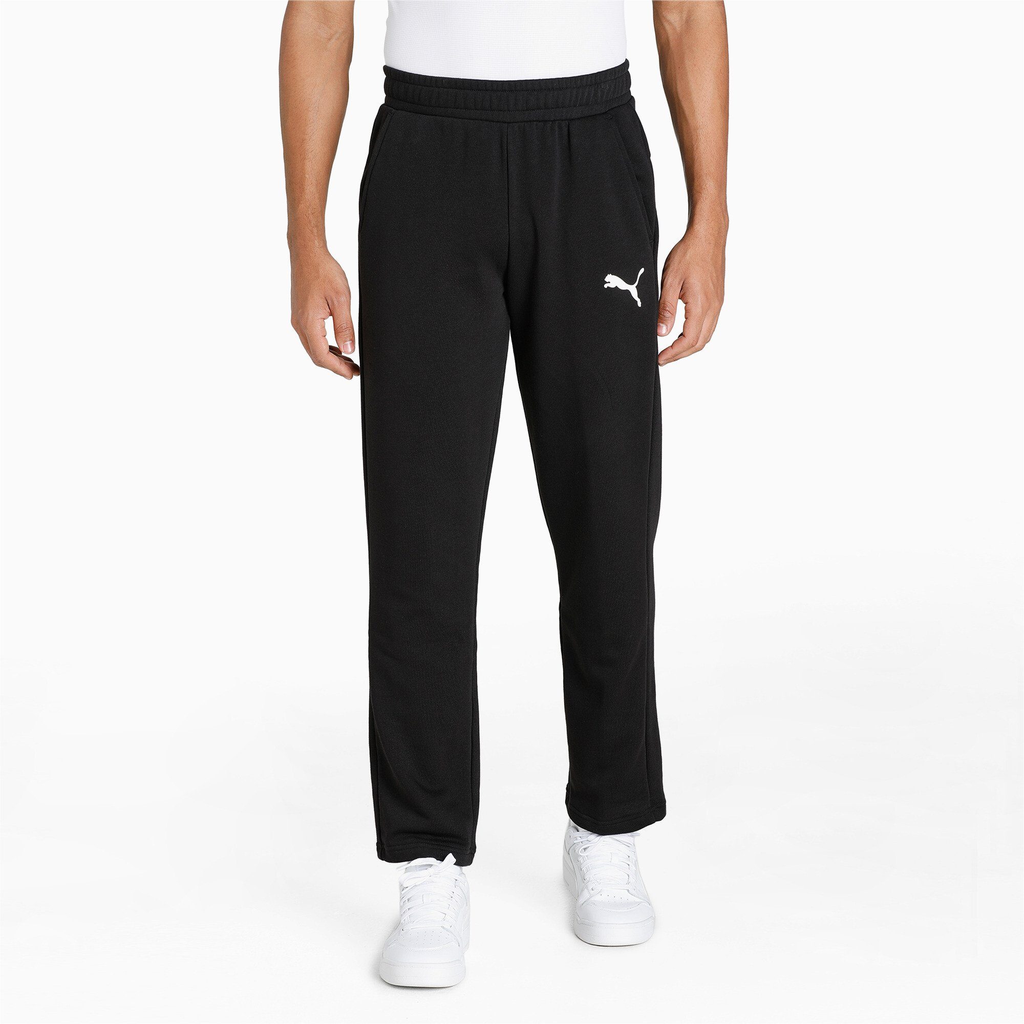 PUMA Sporthose Essentials Logo Sweatpants Herren, Seitentaschen als  praktische Aufbewahrungslösung