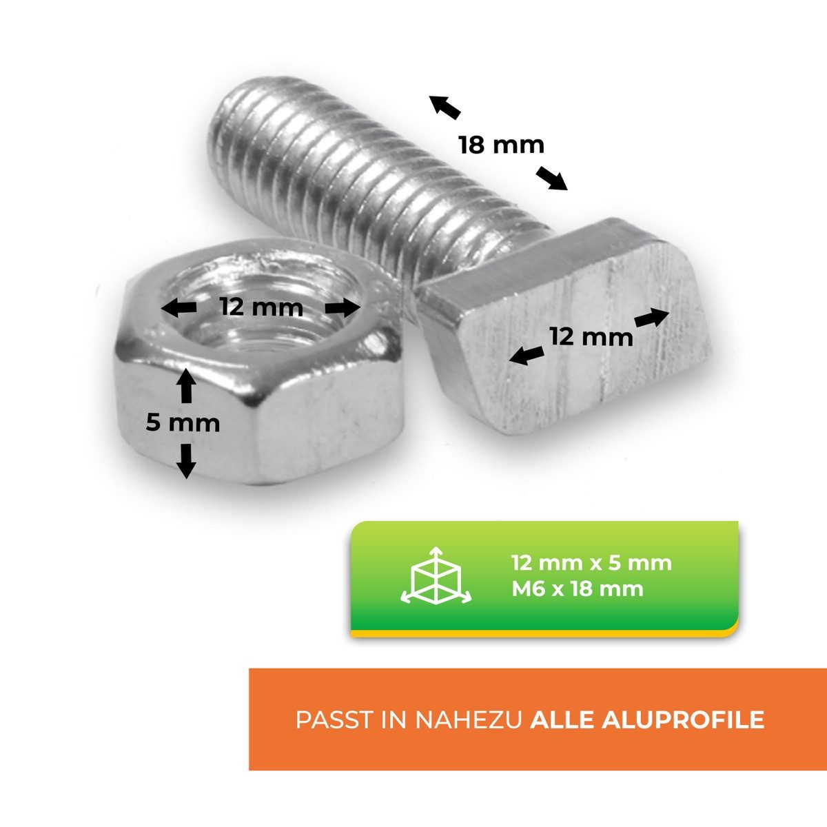 Bio Green Gewächshaus 20er-Pack Hammerkopfschrauben mit günstig online kaufen
