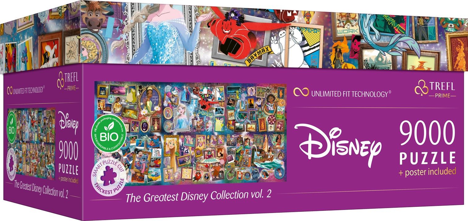 Trefl Puzzle Trefl, The Greatest Disney Collection Vol. 2, 9000 Teile Puzzle, 9000 Puzzleteile