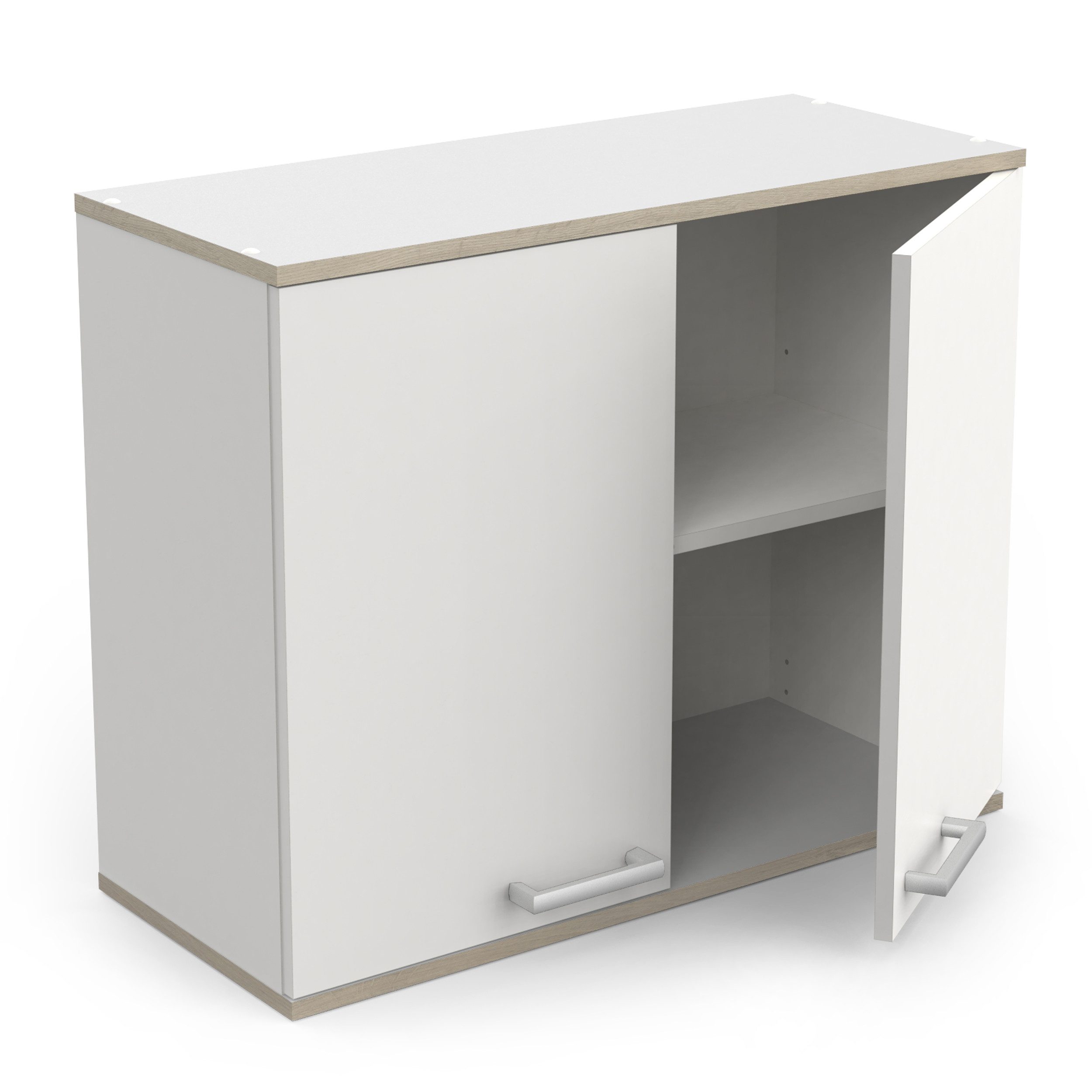 habeig Küchenbuffet Küche Kompaktküche Küchenschrank variabel Singleküche Unterschrank Breite 180cm – Bild 3 von 5